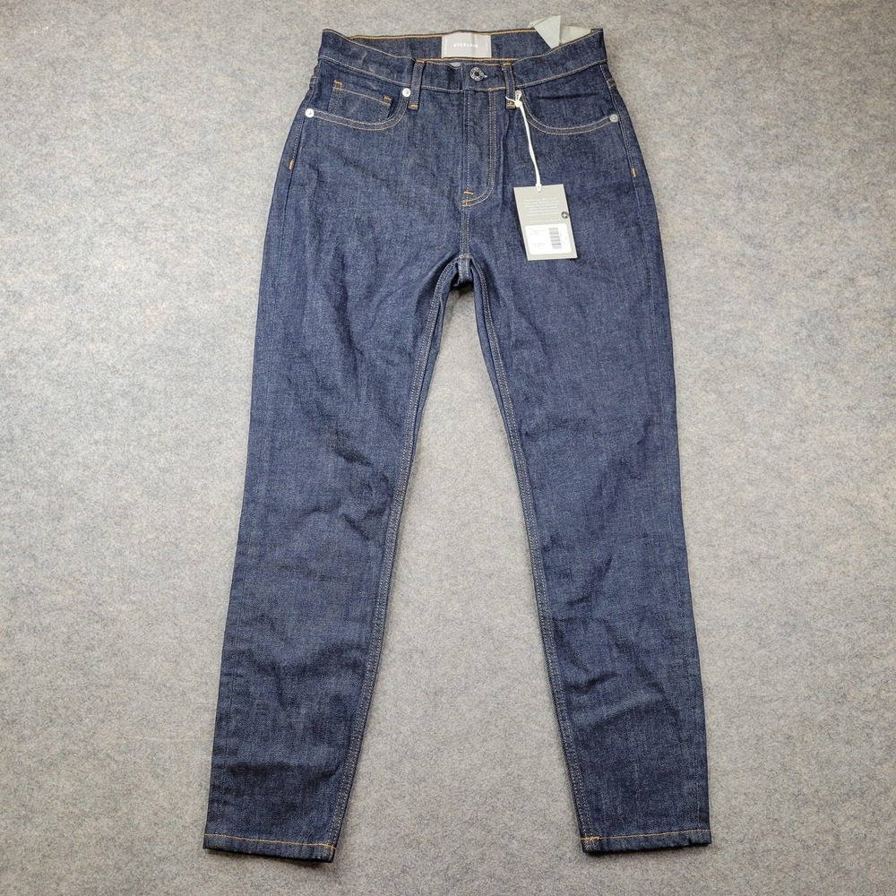 Everlane‎ Jeans Womens 27 Ankle The High-Rise Skinny Blue Rinse Stretch 27x27